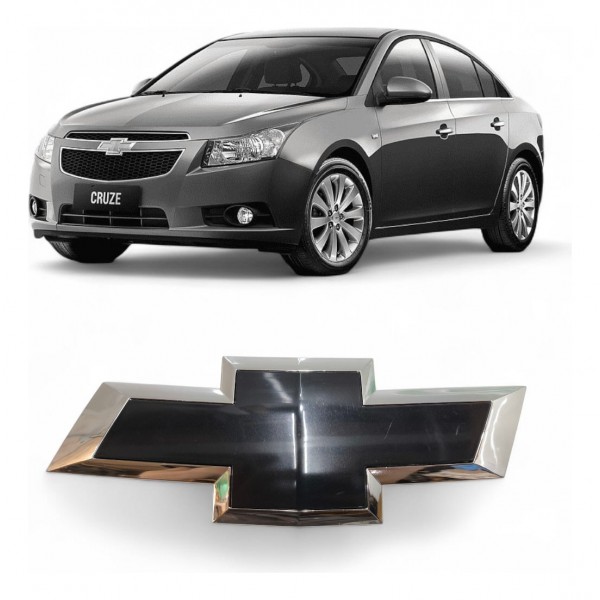Emblema Parachoque Dianteiro Cruze 2012 A 2016 Black Piano Black Piano