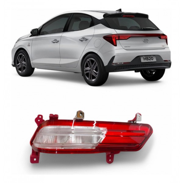 Lanterna Pisca Parachoque Traseiro Hyundai Hb20 2023 2024
