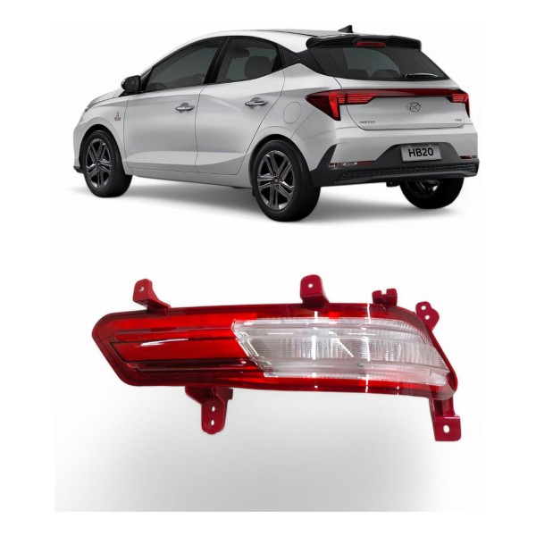 Lanterna Pisca Parachoque Traseiro Hyundai Hb20 2023 2024