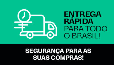 Entregamos para todo o Brasil. Entrega rápida e segura para as suas compras